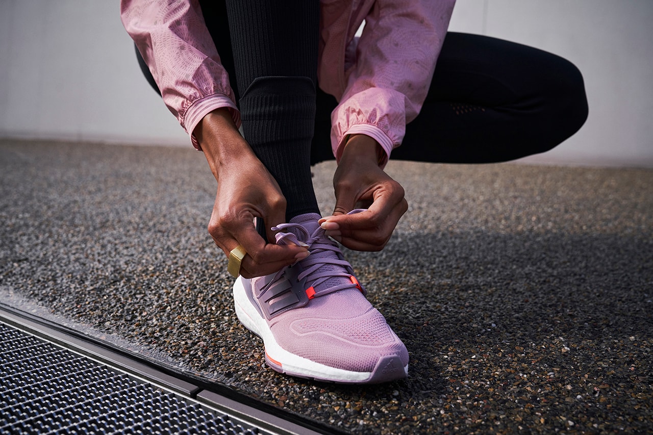 new adidas ultraboost22 mauve sneaker for women
