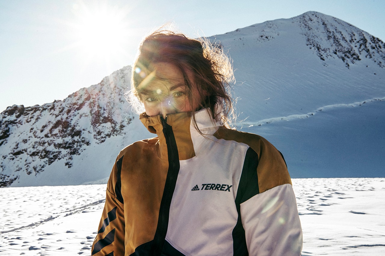 adidas terrex fall winter 2021 collection two layer winter jacket