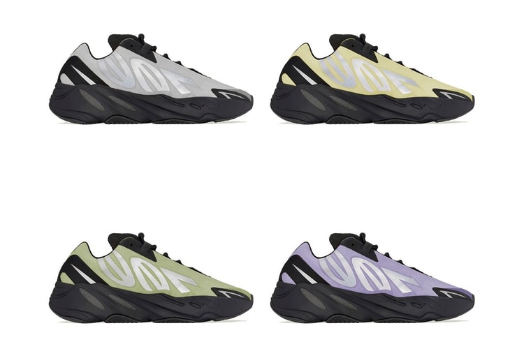 4 Spring-Colored YEEZY BOOST 700 MNVN Colorways Will Release in 2022