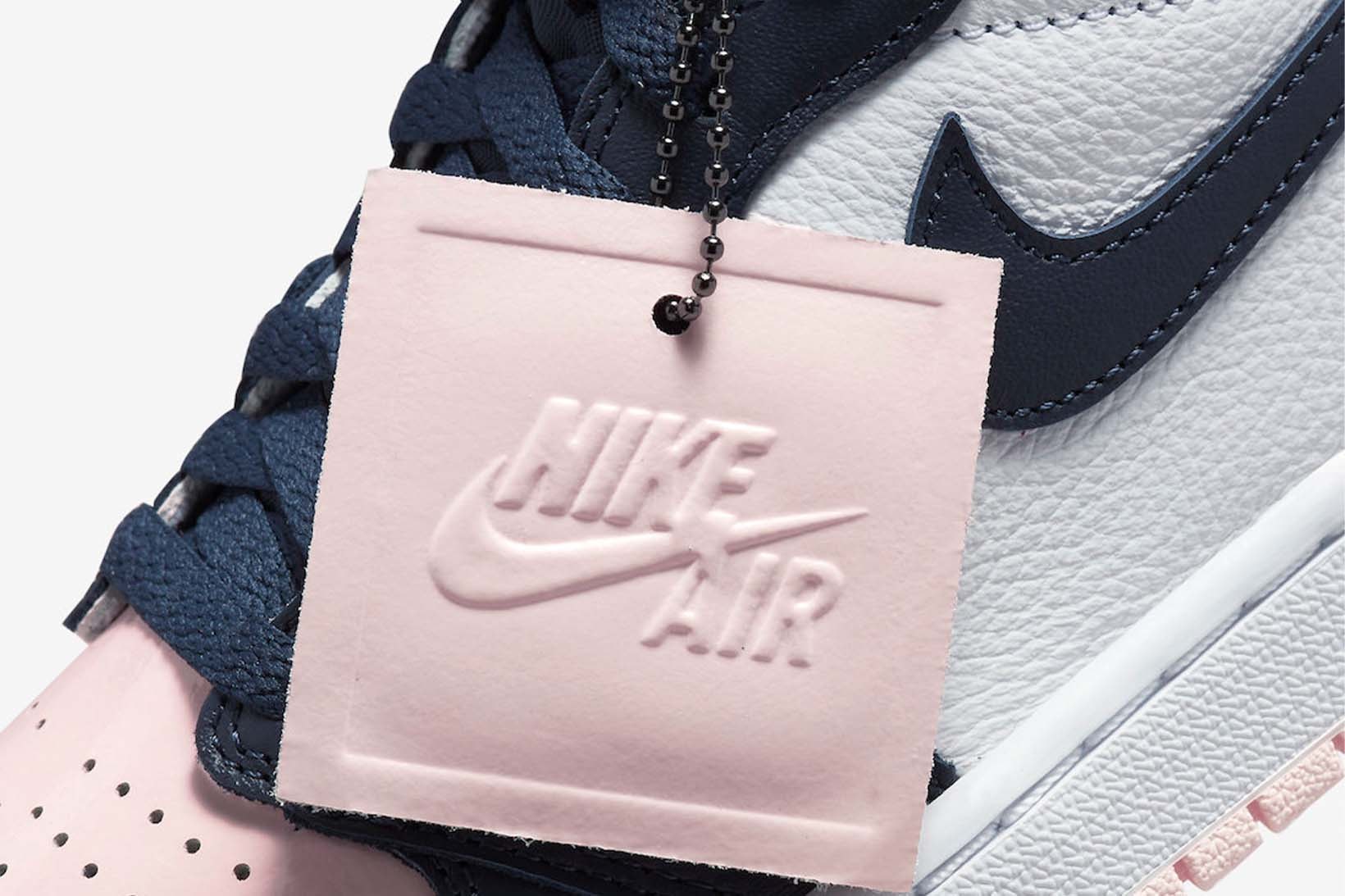 Nike Air Jordan 1 High OG Atmosphere Bubblegum Women's Price Holiday Release Date Hang Tag