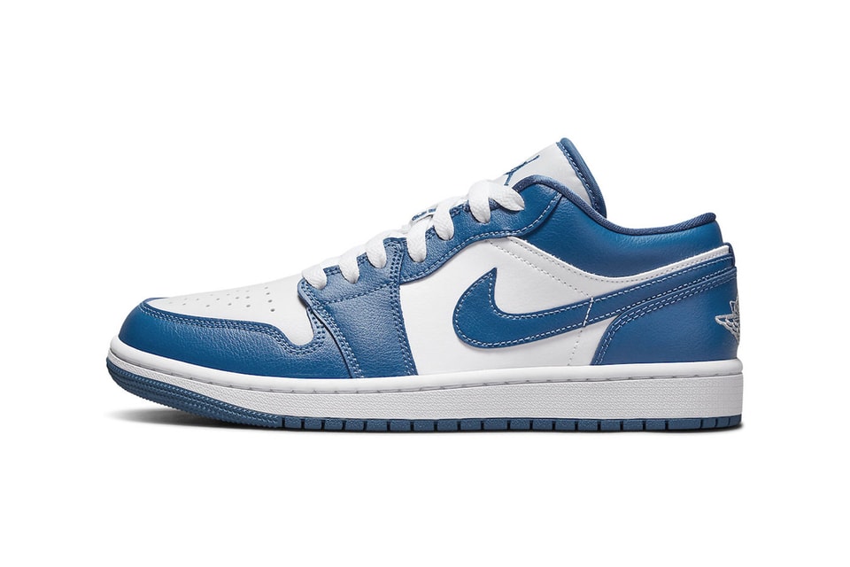Nike Women S Air Jordan 1 Low Marina Blue Hypebae Nike Women S Air Jordan 1 Low Marina Blue Hypebae