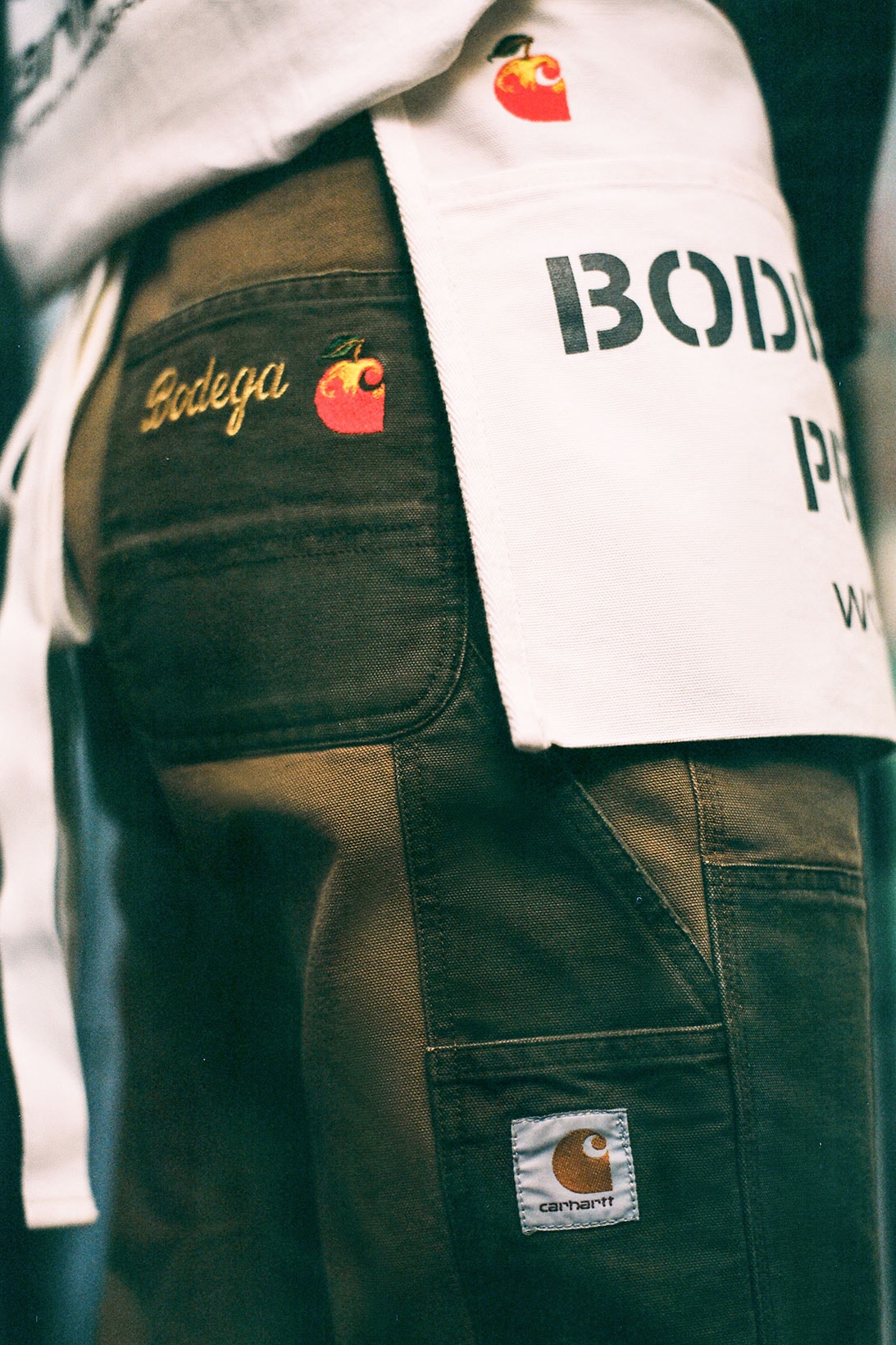 Bodega Carhartt WIP Fall Winter 2021 FW21 Collaboration Collection Campaign Pants Apron