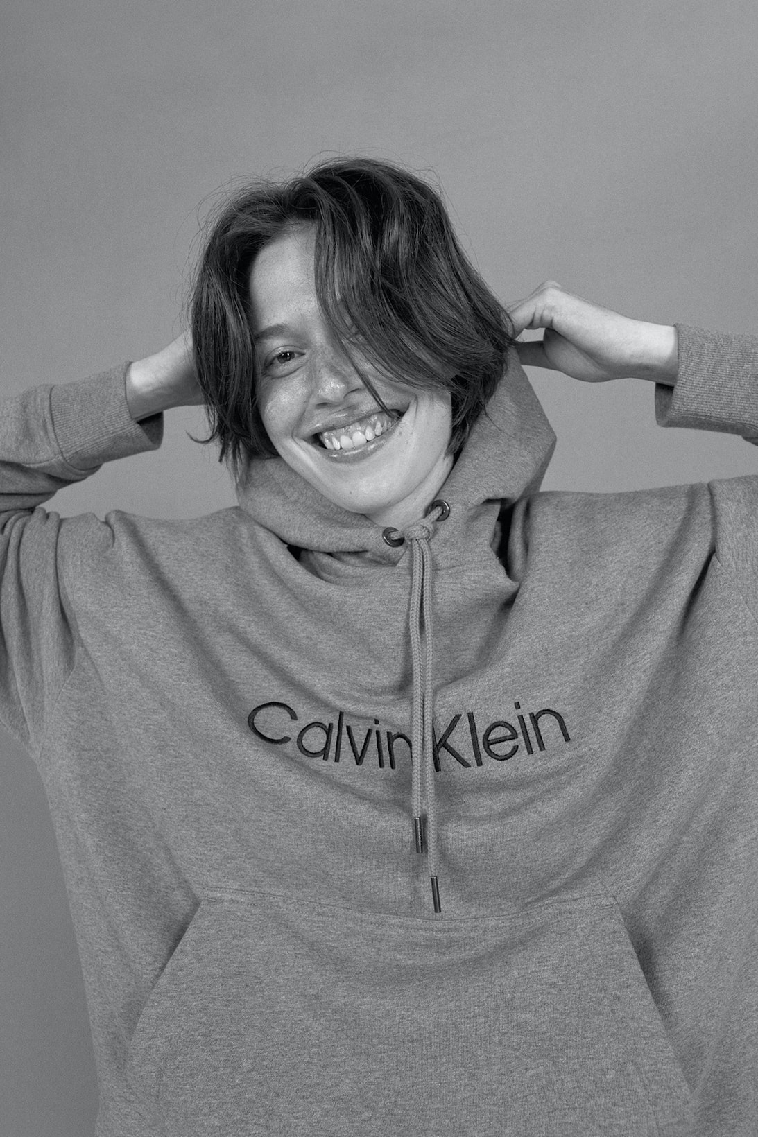 Calvin Klein Womens Holiday 2021 Campaign Hoodie