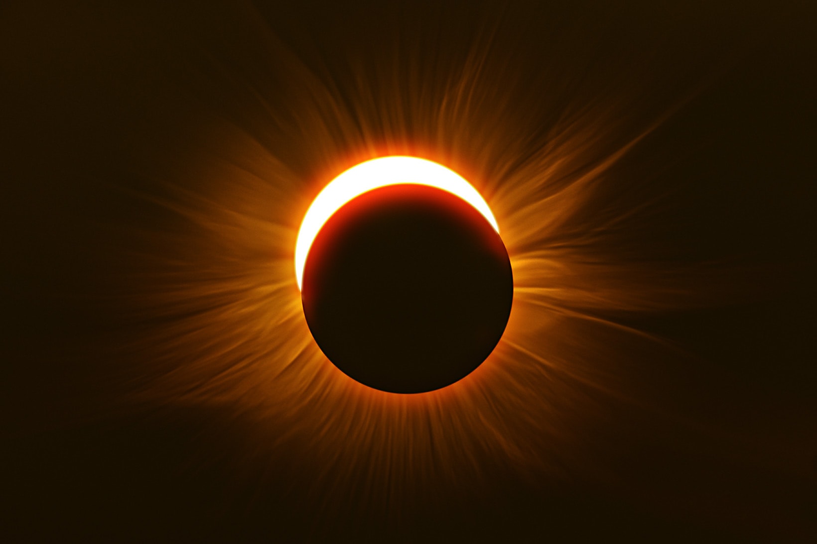 December Total Solar Eclipse Sun Moon 