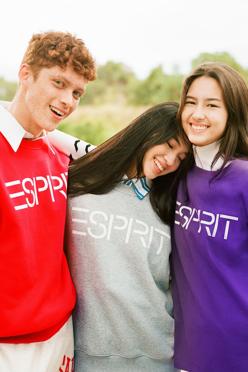 ESPRIT Archive Re-Issue Capsule Collection Sweatshirts T-Shirts