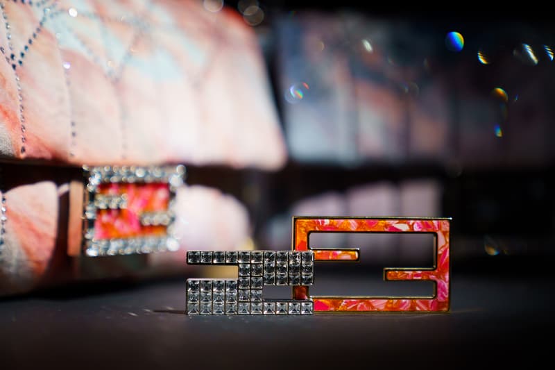 Fendi Baguette Bag Special Project Buckle Custom Pink Accessory