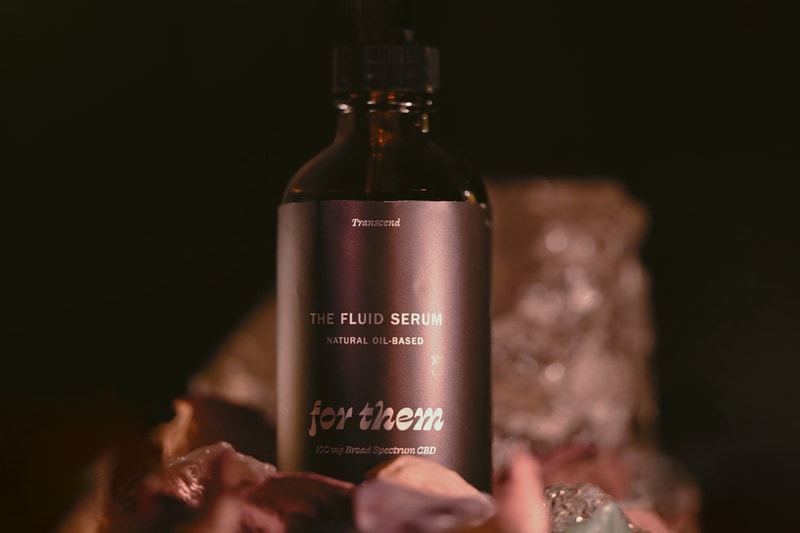 For Them Fluid Serum Oils Sex Gender Queer CBD Packaging