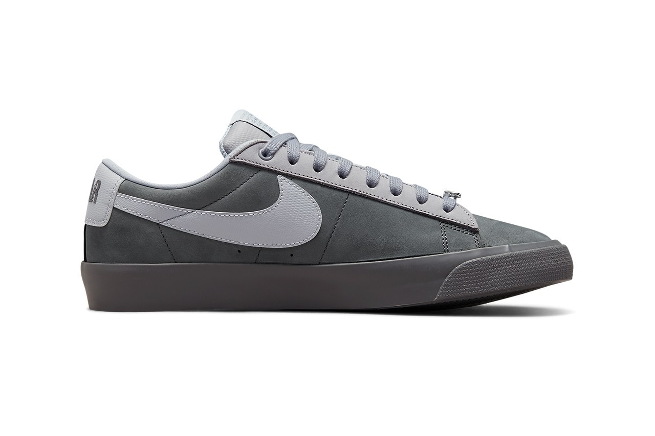 FORTY PERCENT AGAINST RIGHTS Nike SB Blazer Low Medium Grey Price Collaboration Release Date