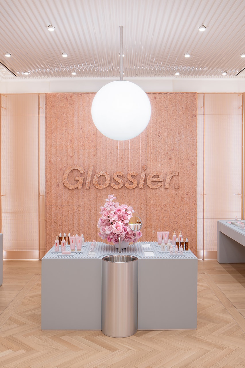 glossier london flagship store entrance
