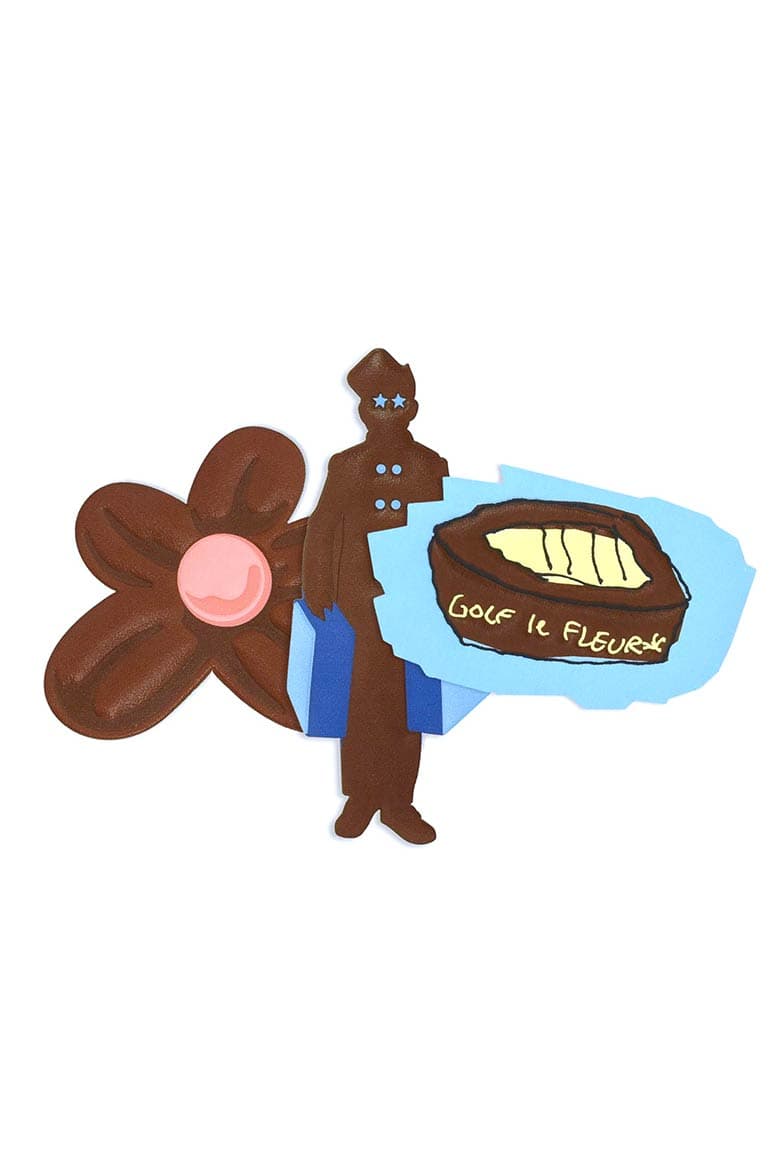 Tyler The Creator GOLF le FLEUR Globe-Trotter Luggage Tag Sticker