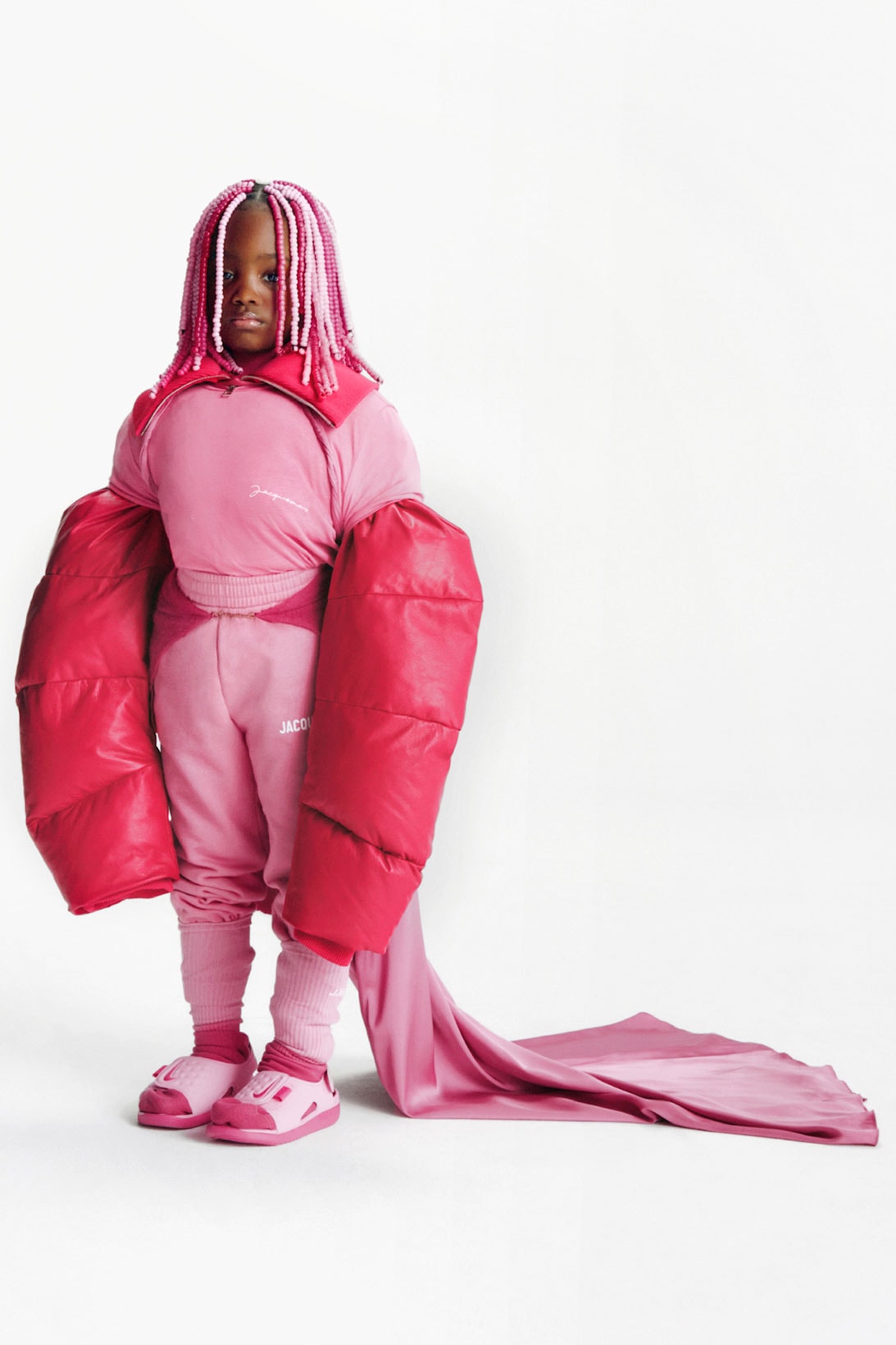 Jacquemus Pink Holiday 2021 Jacket Sweats Childrenswear