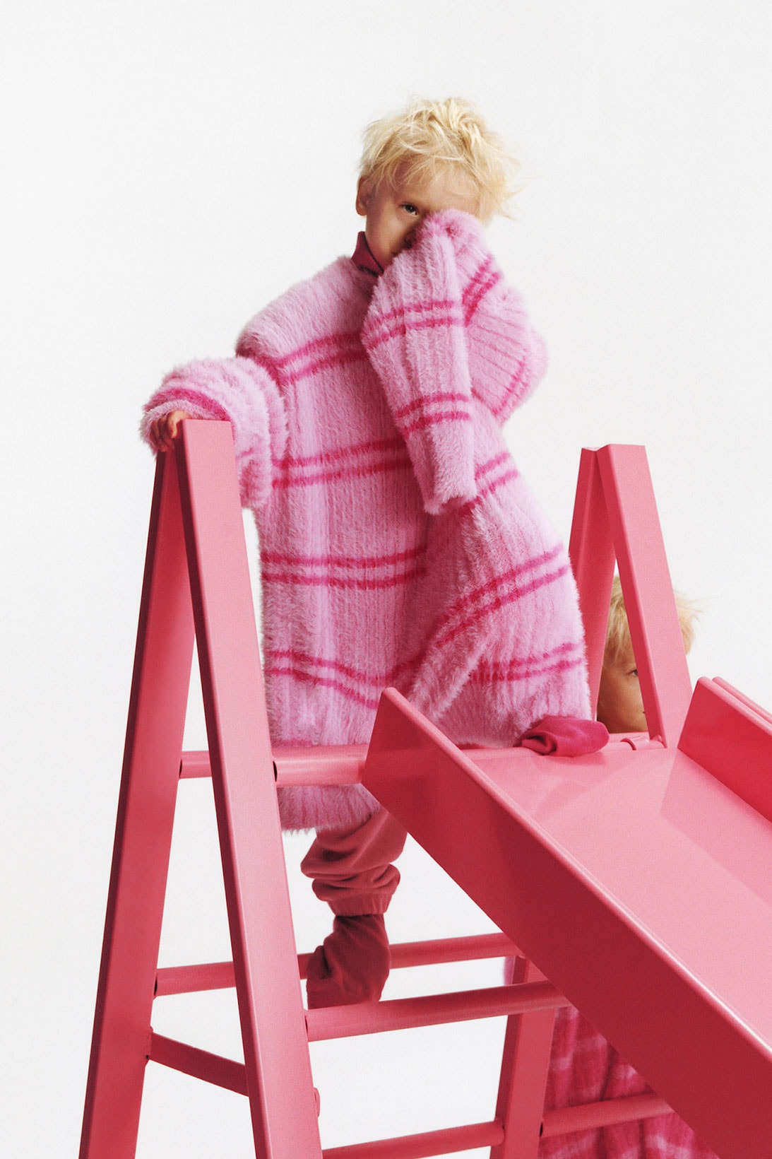 Jacquemus Pink Holiday 2021 Sweater Knitwear Kids Children