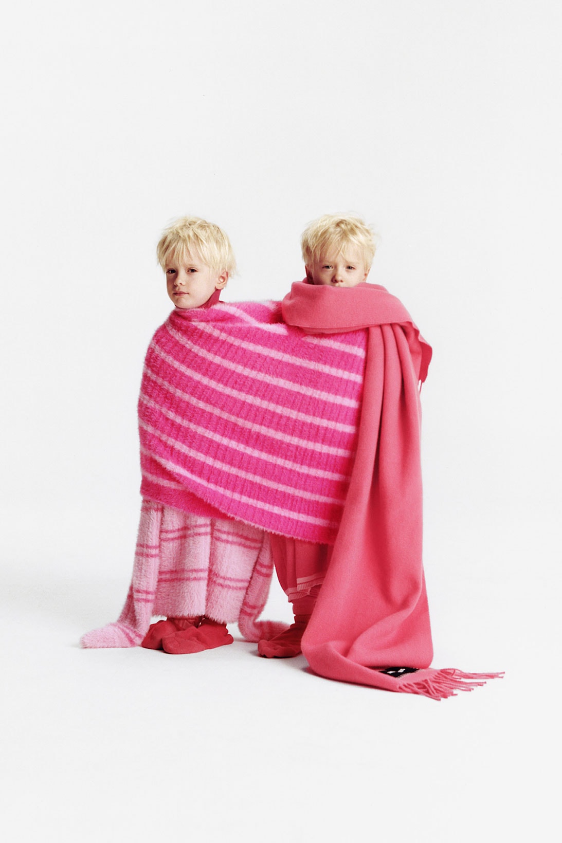 Jacquemus Pink Holiday 2021 Knit Scarf Sweater Childrens Kids