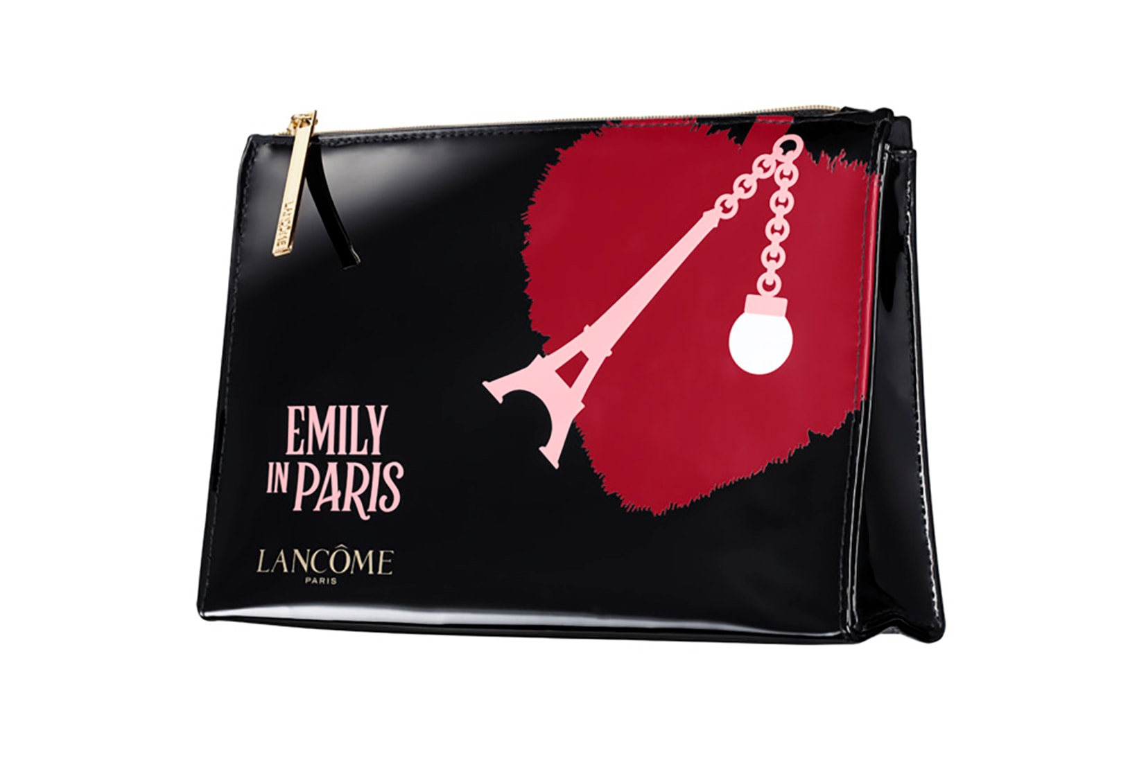 The collection includes limited-edition artwork for dedicated BLINKs Lancôme Lily Collins Netflix TV Show Pouch