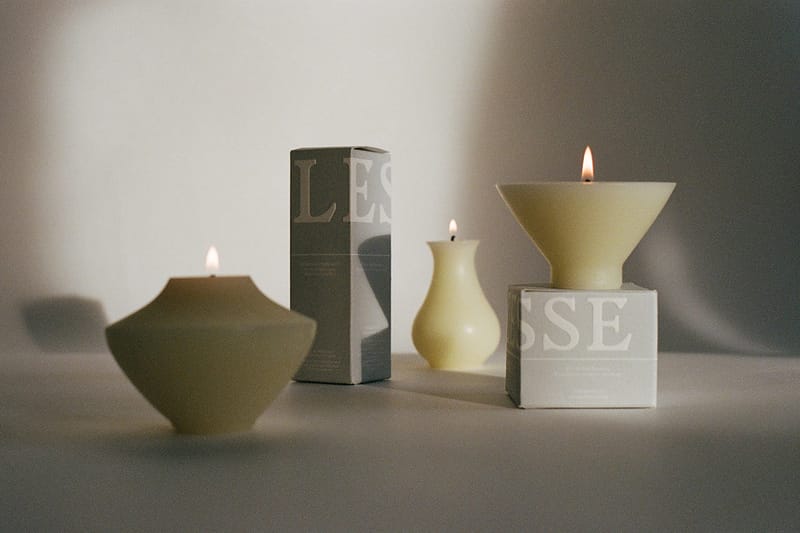 Skincare Brand LESSE Unveils Its First Candle Collection