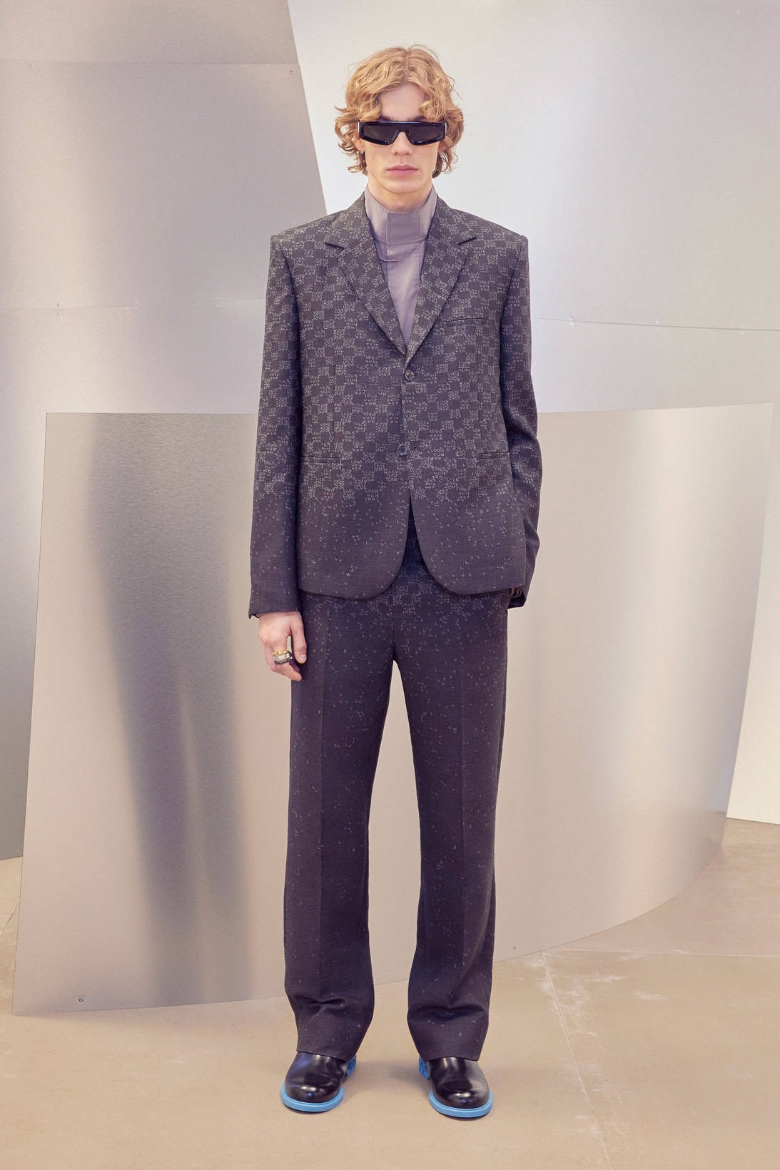 Louis Vuitton Men's Virgil Abloh Pre-Fall 2022 Collection Suit Damier Check