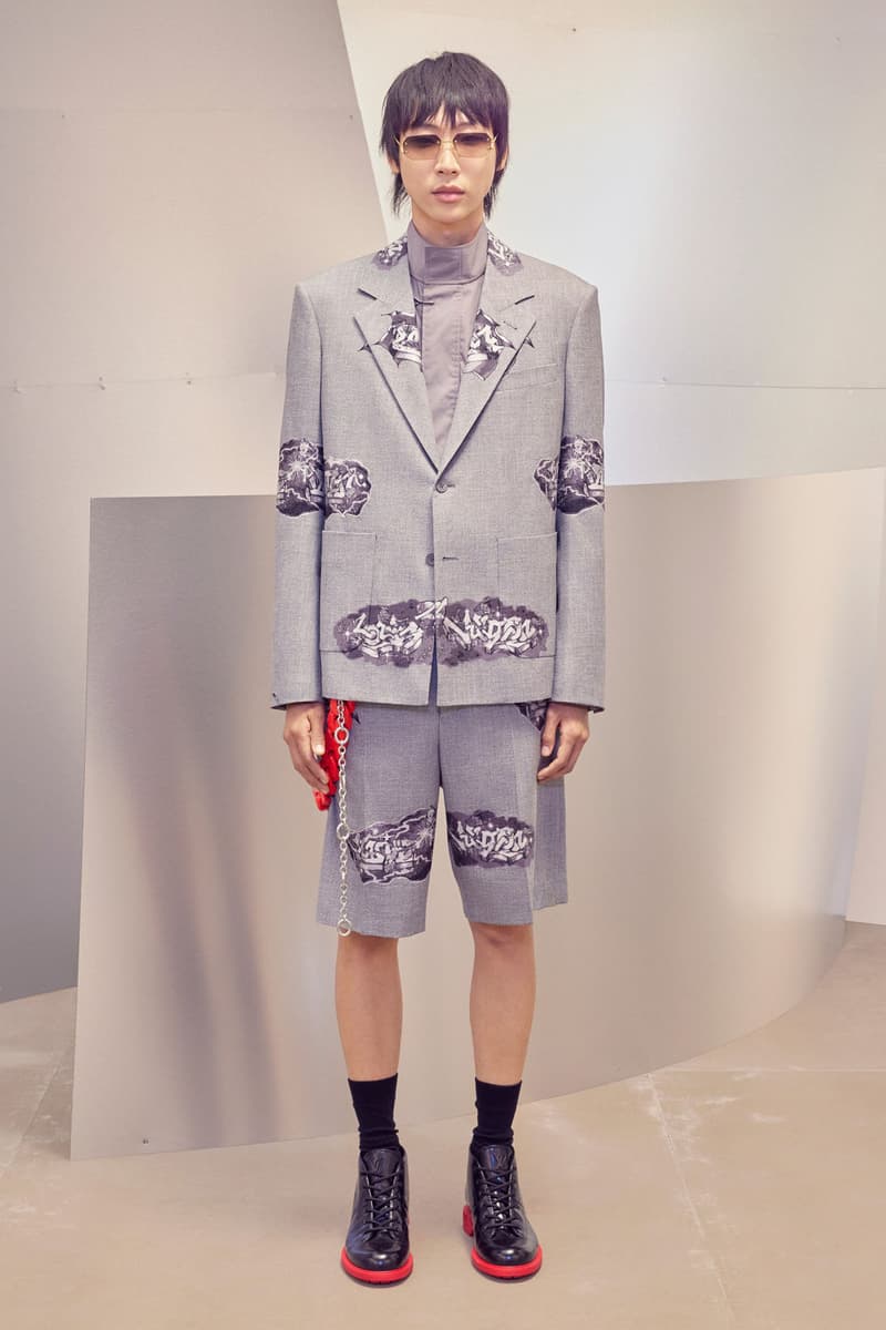 Louis Vuitton Men's Virgil Abloh Pre-Fall 2022 Collection Tailored Suit Shorts