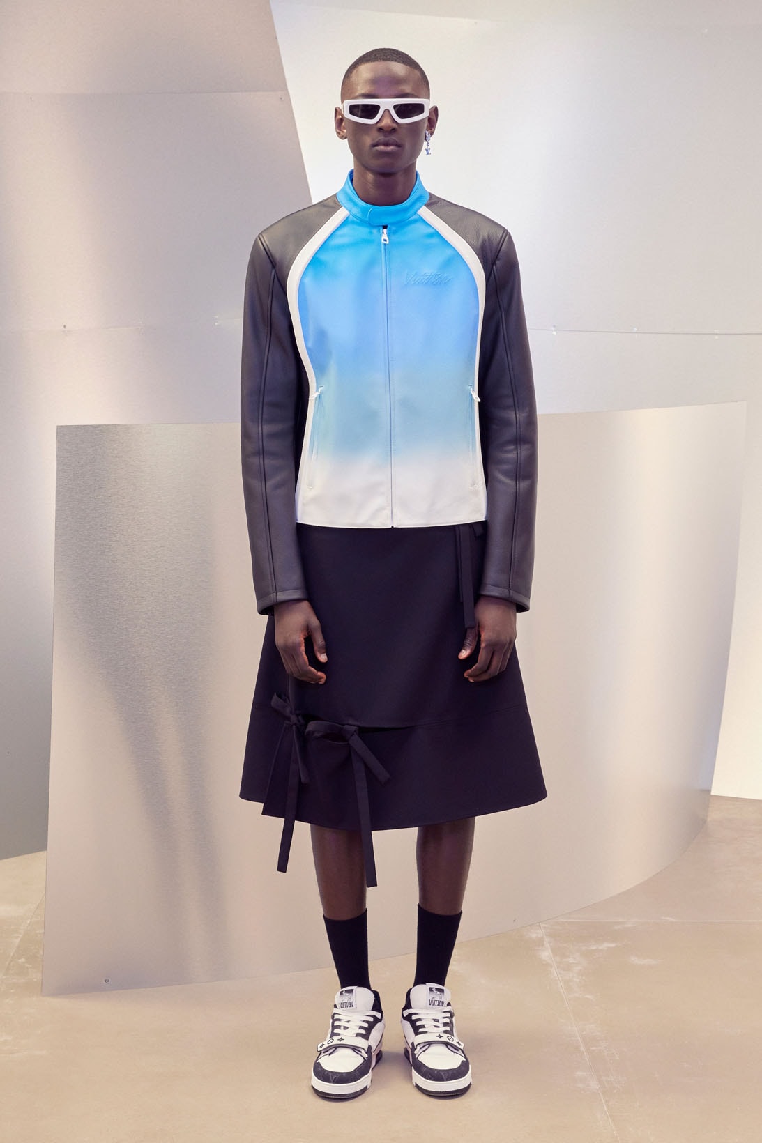 Louis Vuitton Men's Virgil Abloh Pre-Fall 2022 Collection Skirt Wrap Sneakers