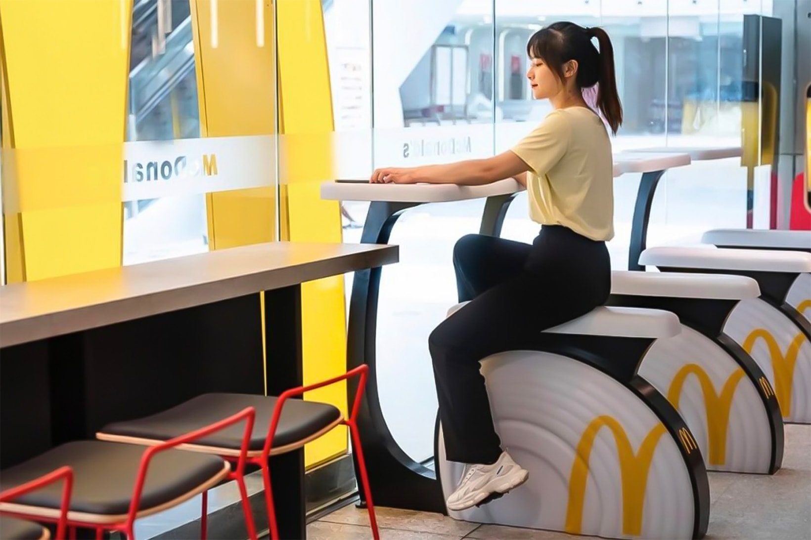 McDonald’s Exercise Bikes China Viral Video Fast Food Model Shoot