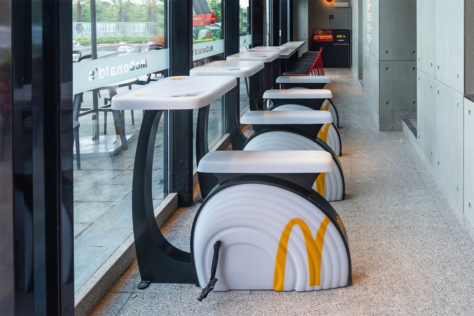 McDonald’s Exercise Bikes China Viral Video Fast Food Interior View