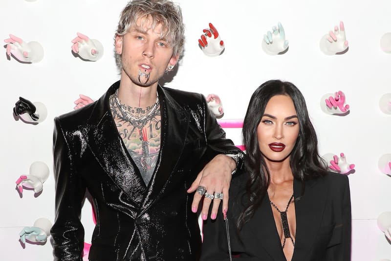 Machine Gun Kelly and Megan Fox Are Literally Chained by Nails at the UN/DN LAQR Launch Party