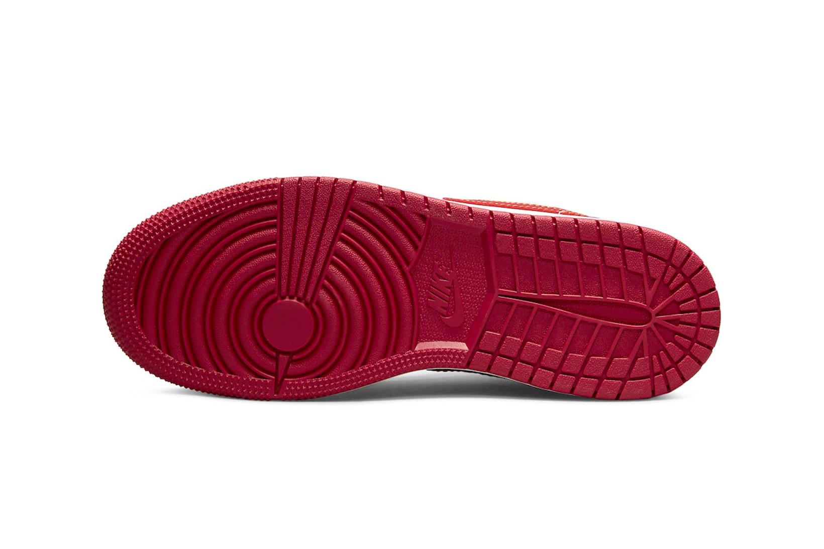 Nike Air Jordan 1 Low Sneakers Kids Cardinal Red Outsole