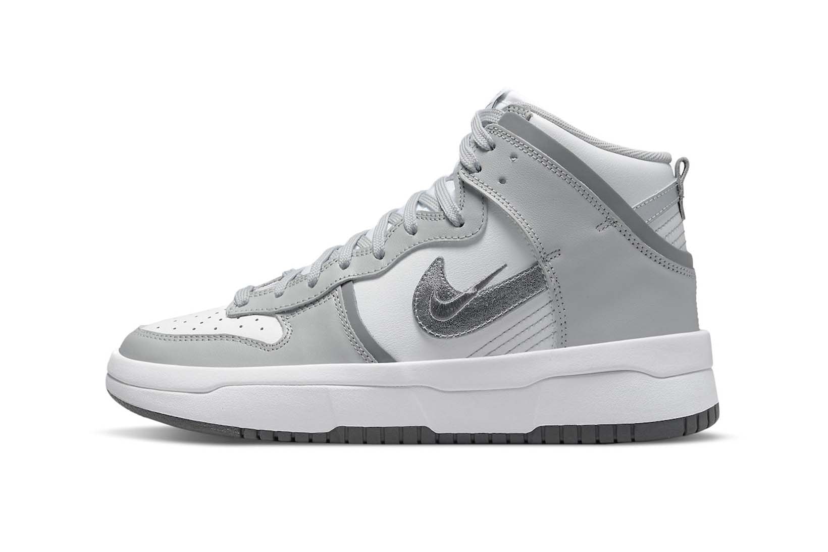 Nike Dunk High Up Rebel Women's Gray White Price Release Date
