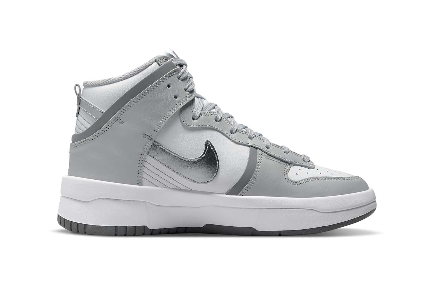 Nike Dunk High Up Rebel Women's Gray White Price Release Date