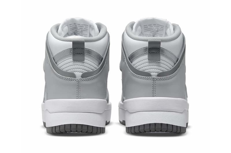 Nike Dunk High Up Rebel Women's Gray White Price Release Date