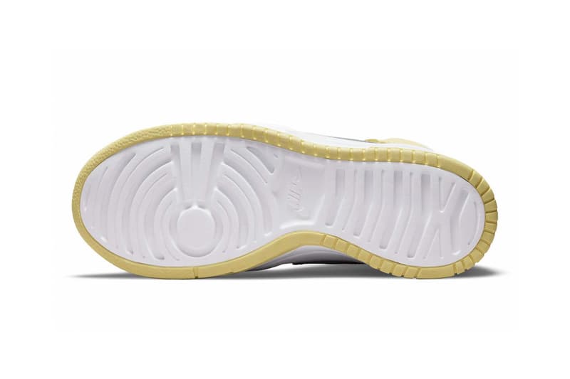 Nike Dunk High Up Rebel Women's Yellow White Price Release Date