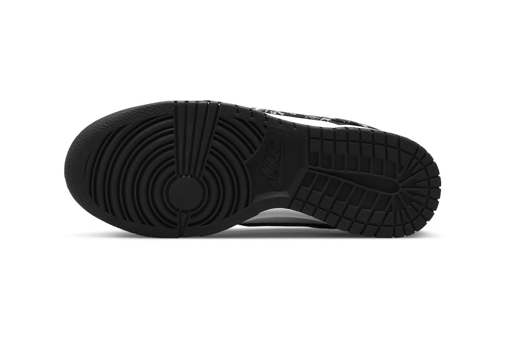 Nike Dunk Low Black White Paisley Sneakers Footwear Shoes Kicks Sole