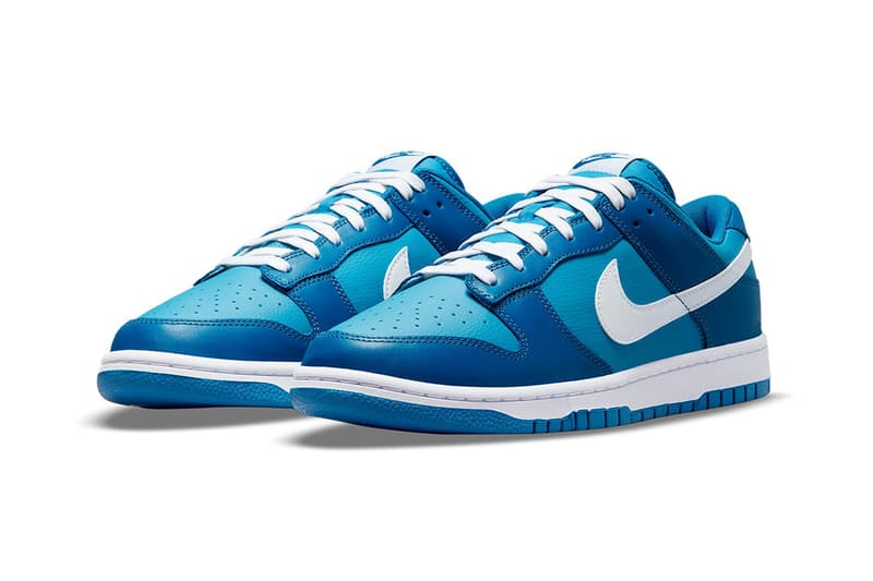 Nike Dunk Low Dark Marina Blue View At 45 Degree Angle