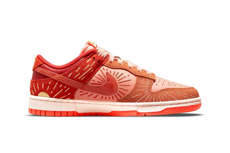 Nike Dunk Low Team Orange Crimson Bliss Winter Solstice Sneakers Footwear Kicks