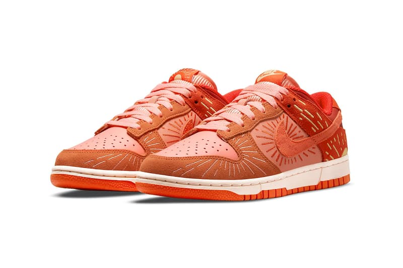 Nike Dunk Low Team Orange Crimson Bliss Winter Solstice Sneakers Footwear Kicks
