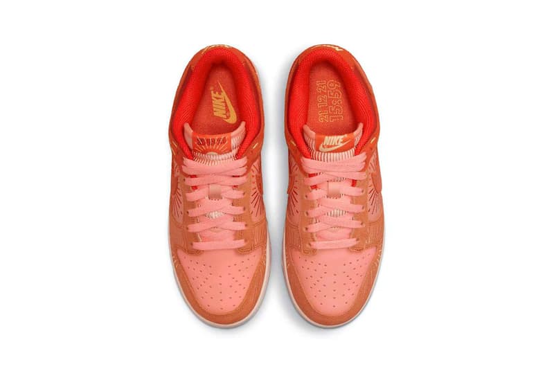 Nike Dunk Low Team Orange Crimson Bliss Winter Solstice Sneakers Footwear Kicks