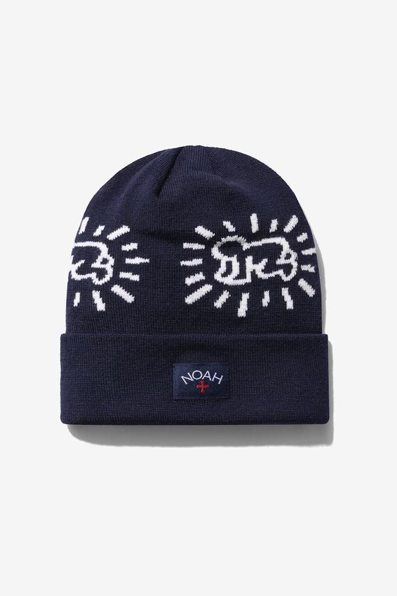 NOAH Keith Haring Christmas Collaboration Collection Beanie