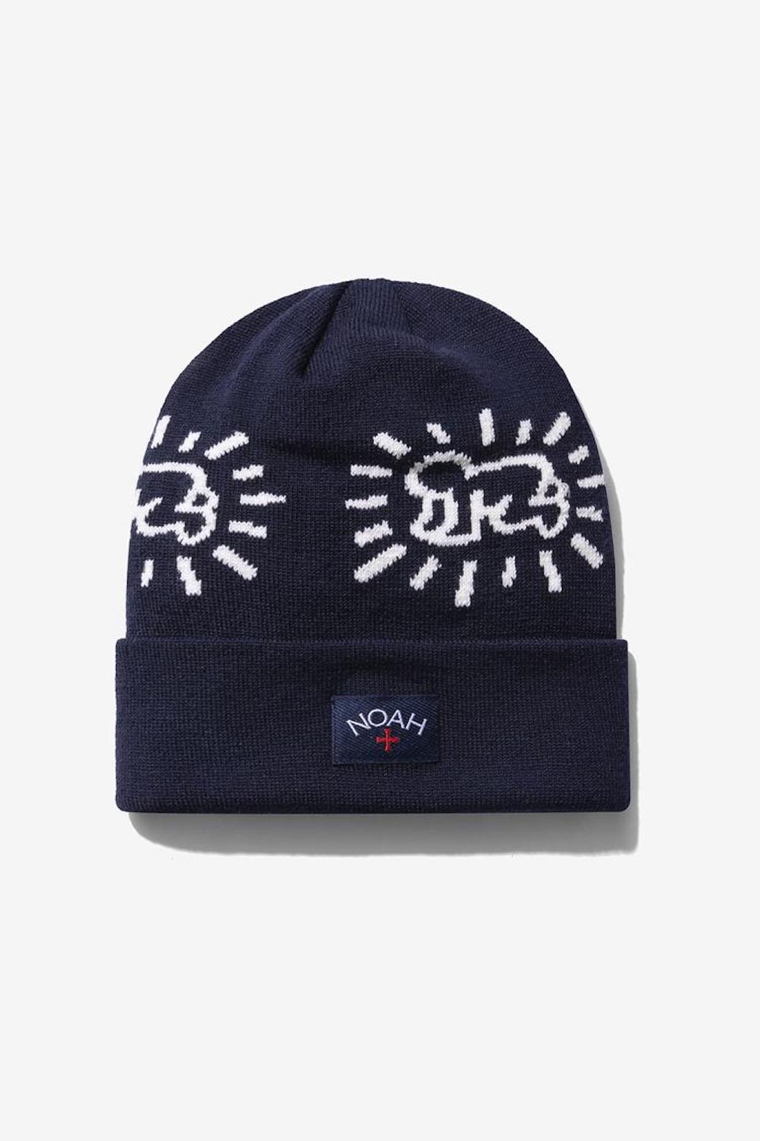 NOAH Keith Haring Christmas Collaboration Collection Beanie