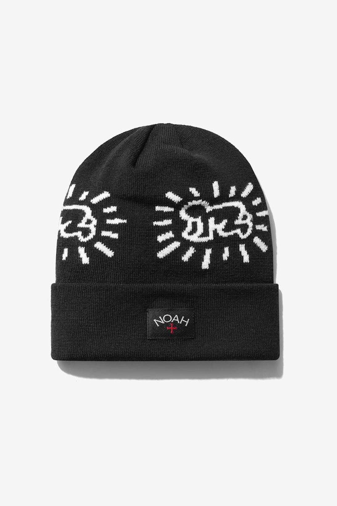NOAH Keith Haring Christmas Collaboration Collection Beanie
