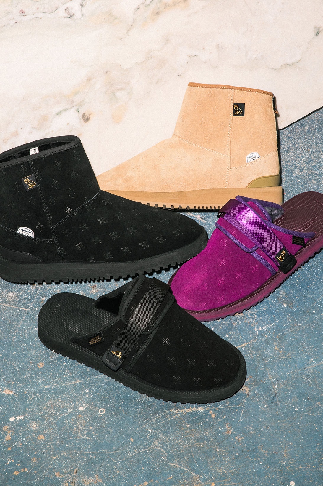 Drake OVO October's Very Own Suicoke Collaboration ELS-M2AB Mid Boots ZAVO-M2AB SANDALS