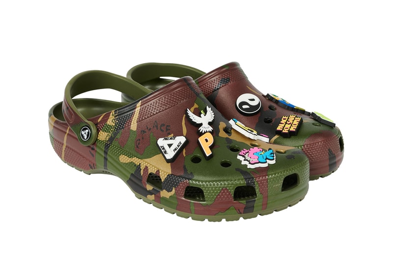 Palace Crocs Classic Clog Collaboration Camo Jibbitz Release Date Info