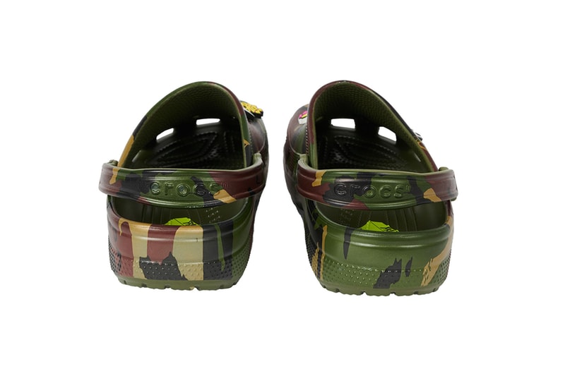 Palace Crocs Classic Clog Collaboration Camo Jibbitz Release Date Info