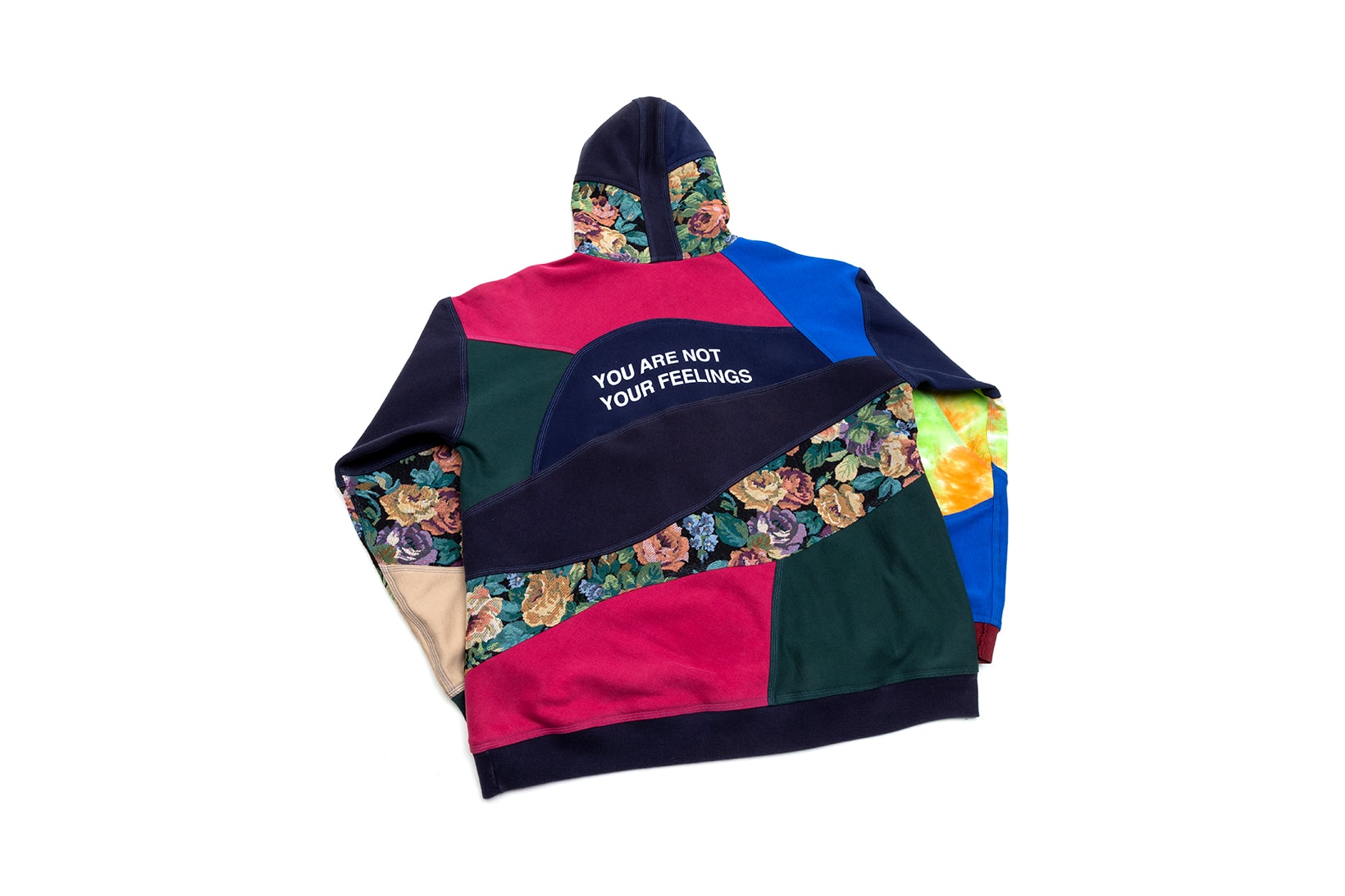 Reebok Justin Mensinger Pieces of Us Mental Health Upcycle Collaboration Floral Sweatshirt Back Release Info