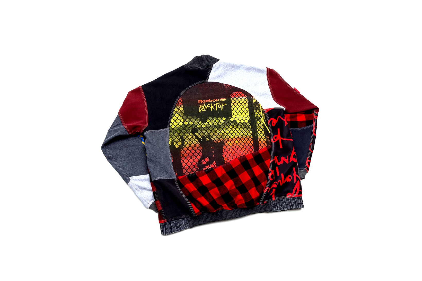 Reebok Justin Mensinger Pieces of Us Mental Health Upcycle Collaboration Denim Plaid Back Release Info
