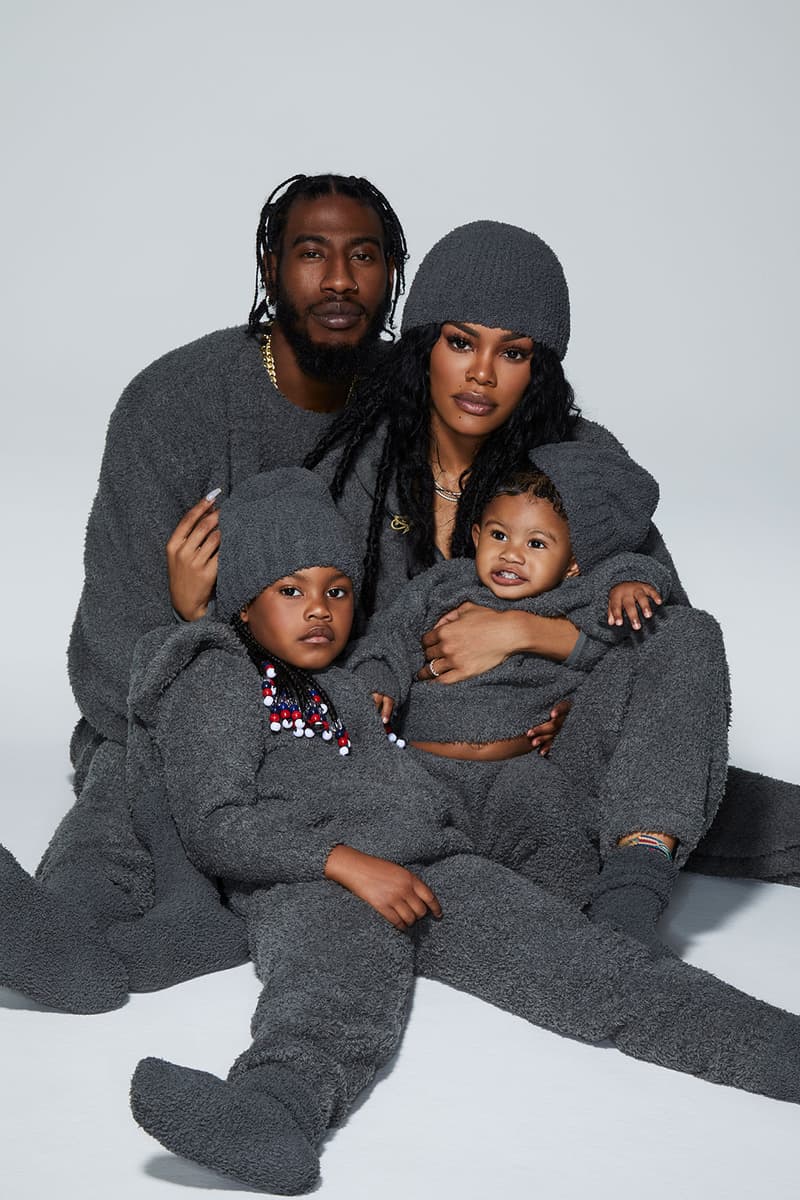 Teyana Taylor SKIMS Campaign Cozy Collection Iman Shumpert Kim Kardashian Images Release
