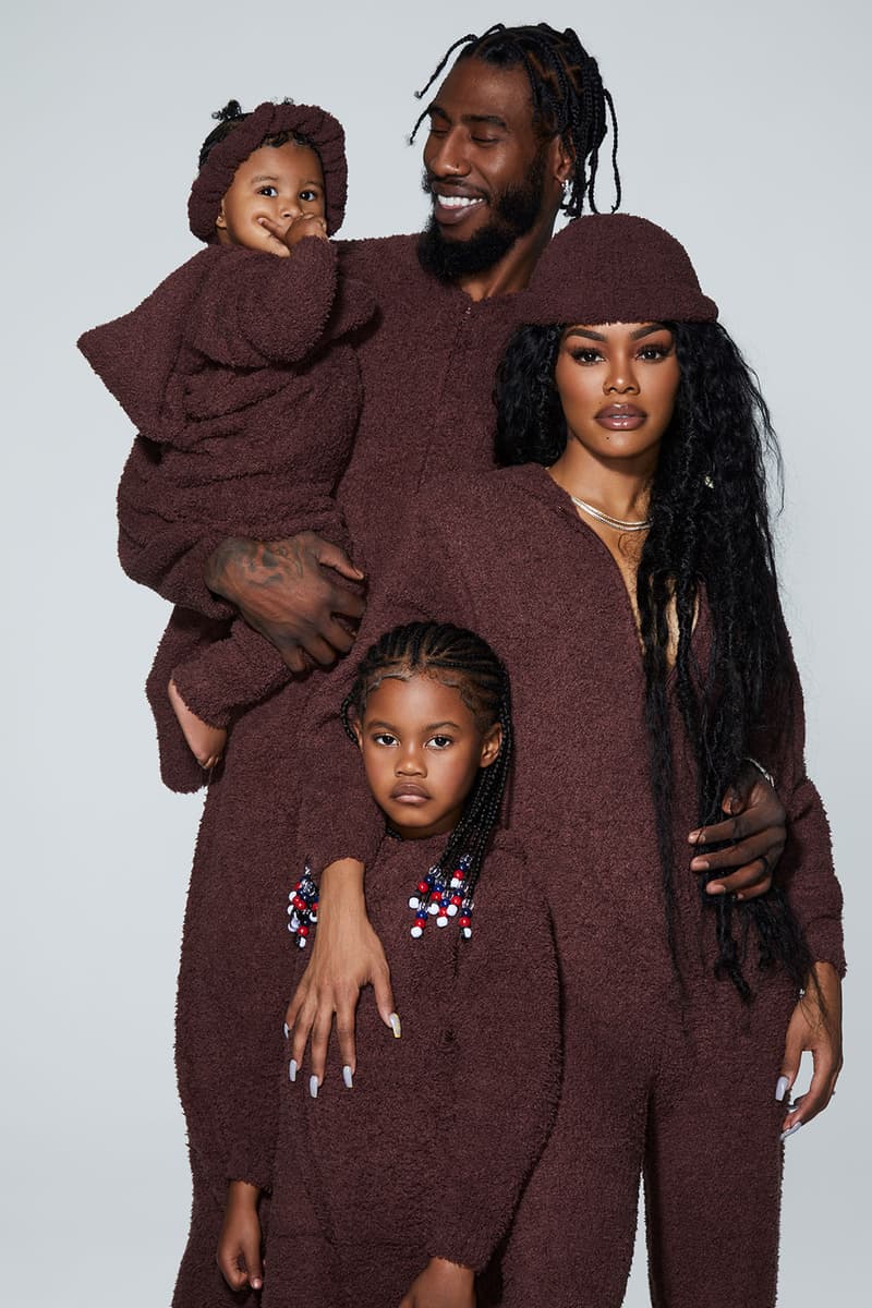 Teyana Taylor SKIMS Campaign Cozy Collection Iman Shumpert Kim Kardashian Images Release 