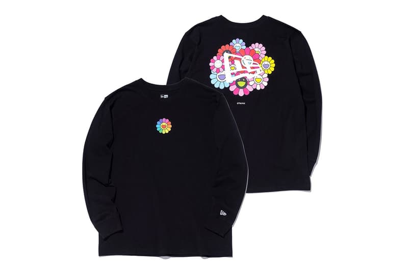 Takashi Murakami New Era Collaboration Black Long Sleeve Tee