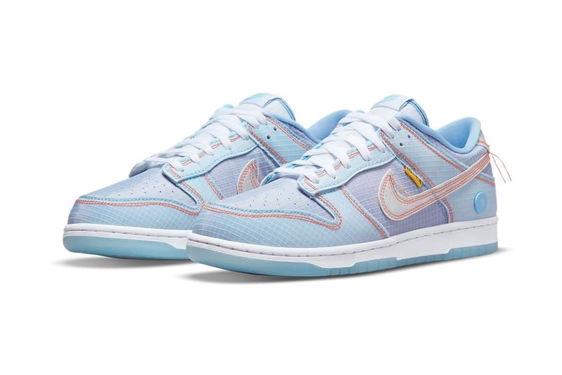 Union Los Angeles Nike Dunk Low Blue Lavender Orange Price Release Date Collaboration