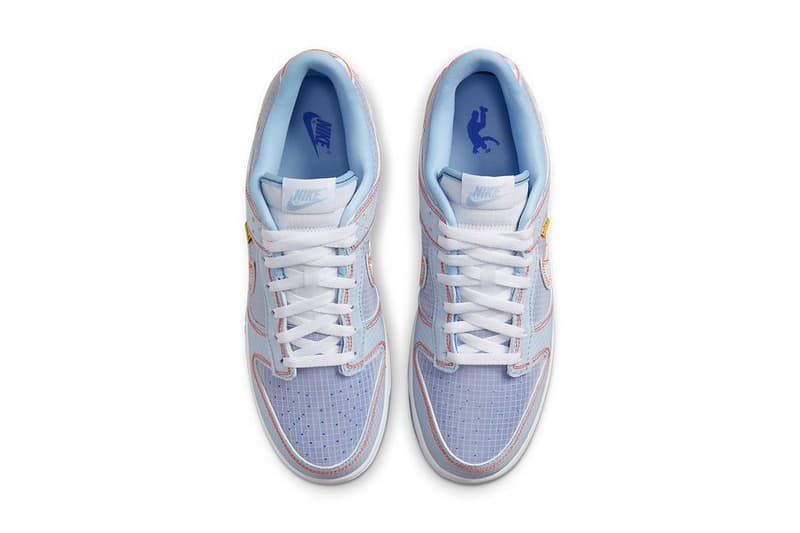 Union Los Angeles Nike Dunk Low Blue Lavender Orange Price Release Date Collaboration