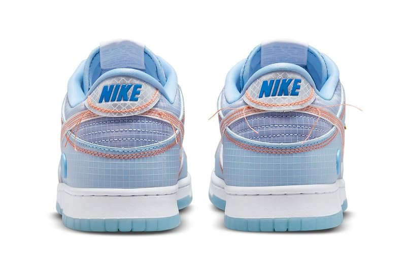 Union Los Angeles Nike Dunk Low Blue Lavender Orange Price Release Date Collaboration