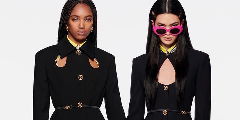 versace ladies coats